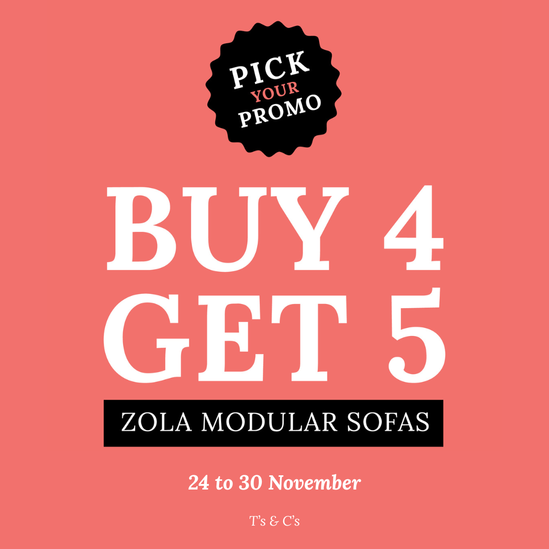 Buy 4, Get 5 – Build Your Dream Zola Modular!