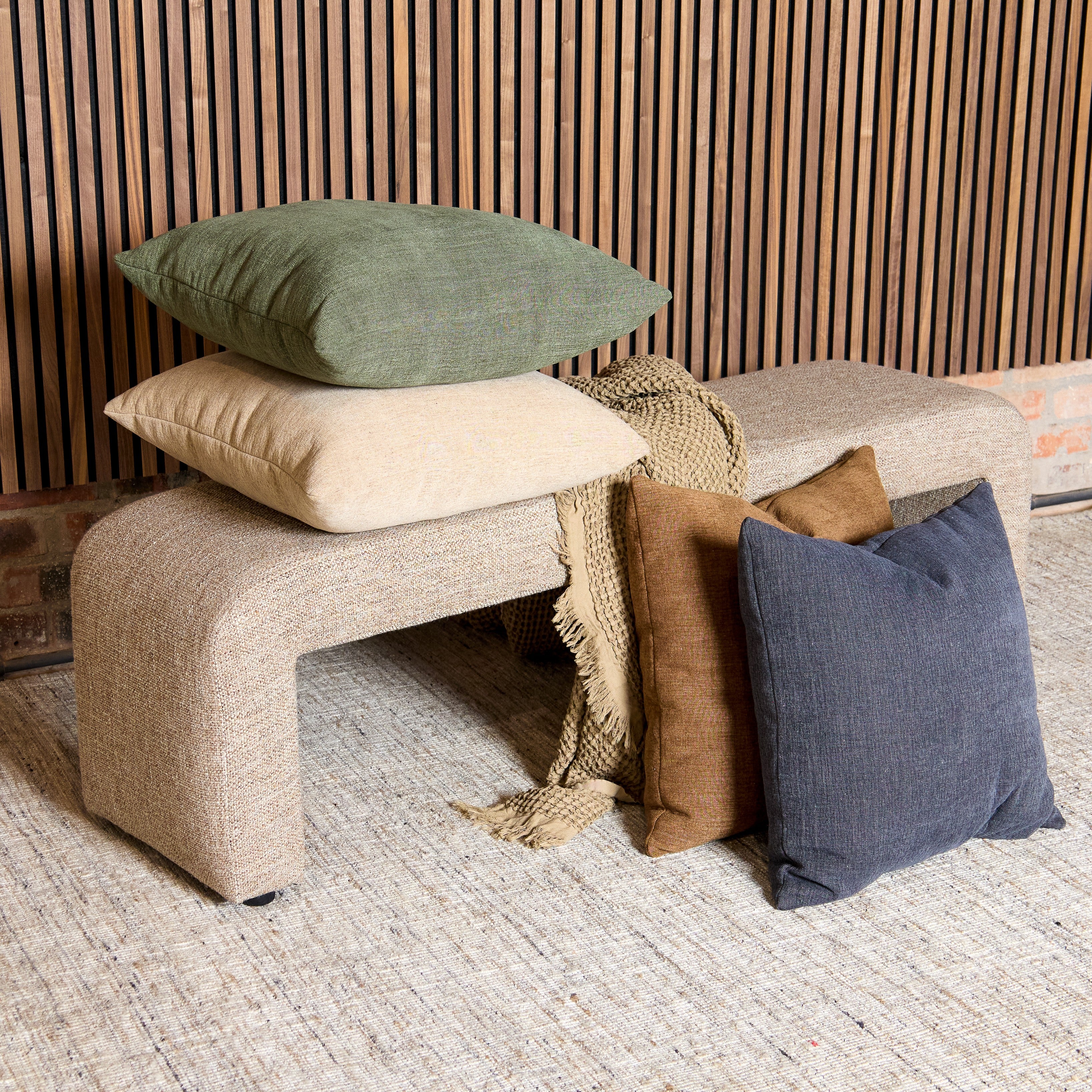 Seasonal Scatter Cushion - Slouch Oat Milk *