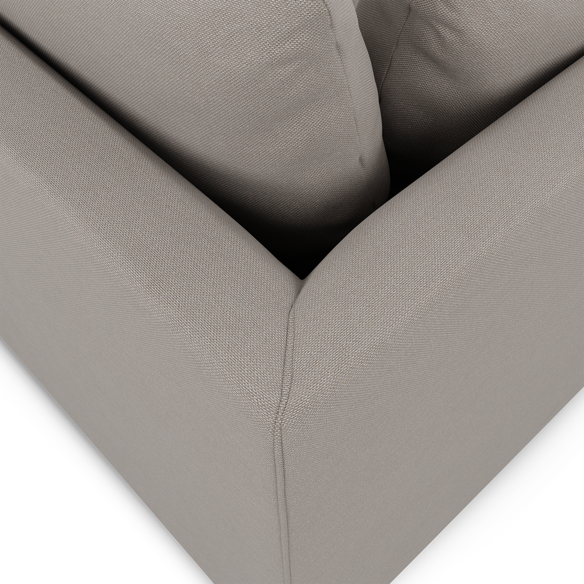 Lira Luxe Loveseat Textured Safari (Express)