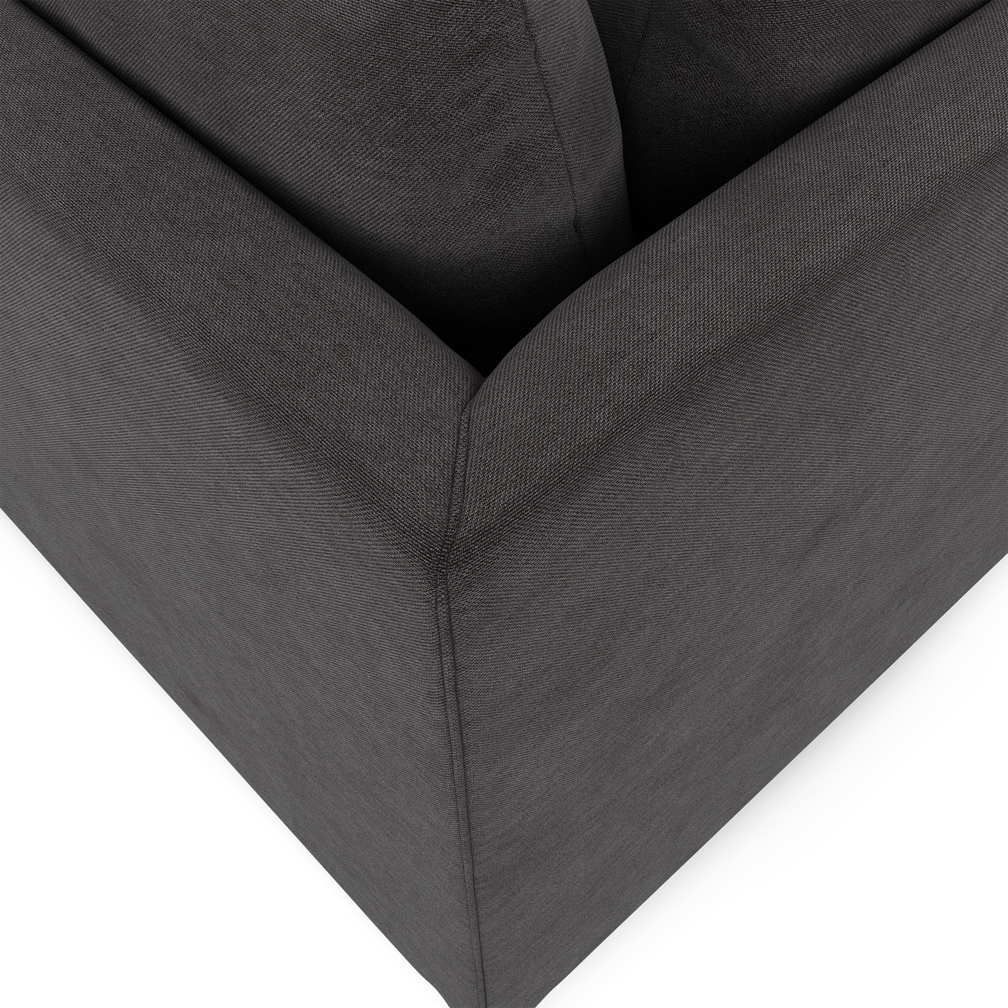 Lira Luxe 2 Seater - Textured Pewter (Express)