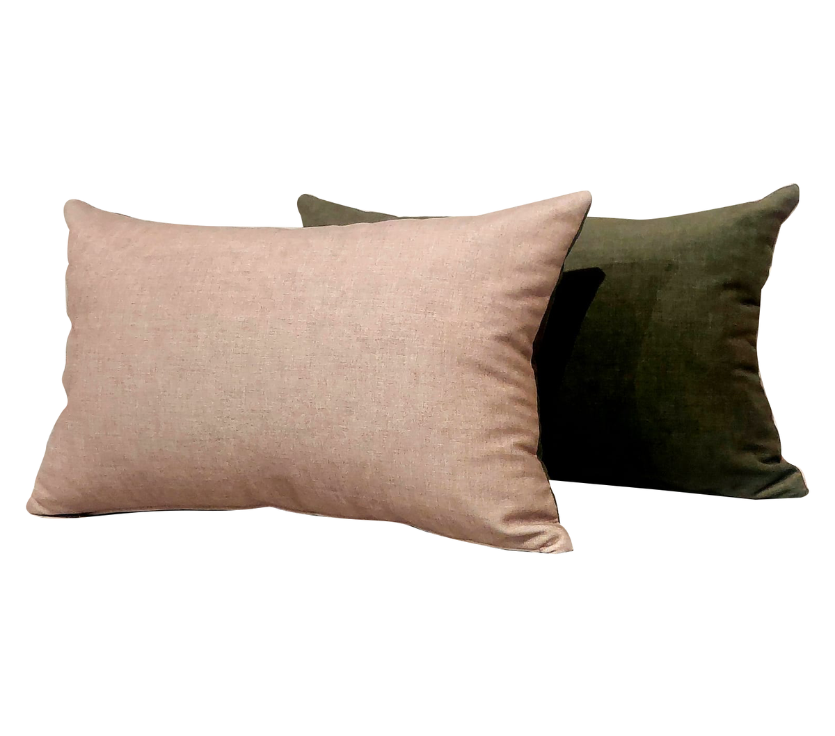 Two Tone Kidney Scatter Cushion - FibreGuard Deluxe Cypress