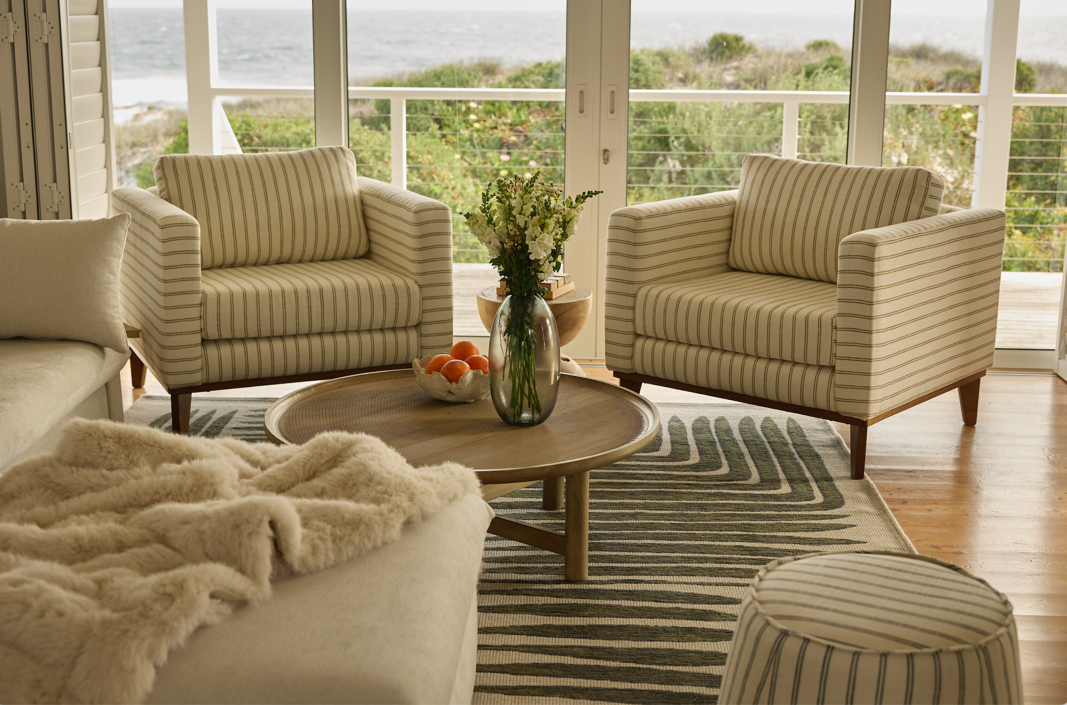 Collab Collection - Beach Stripe Asha Occasional