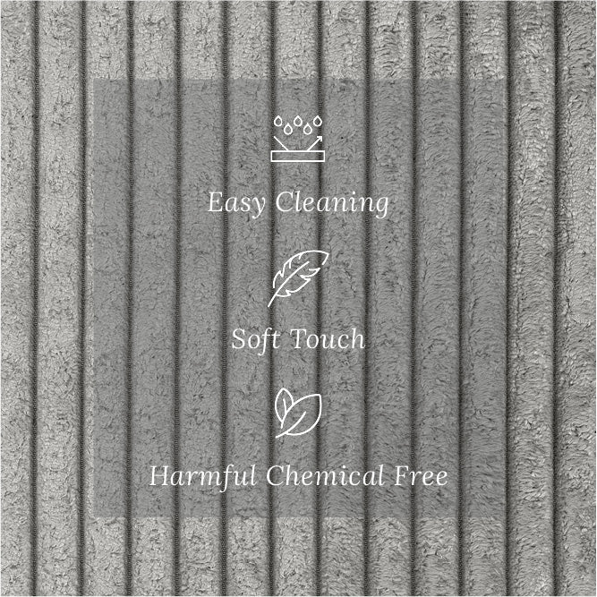 Premium Cozy Cord Dove Swatch