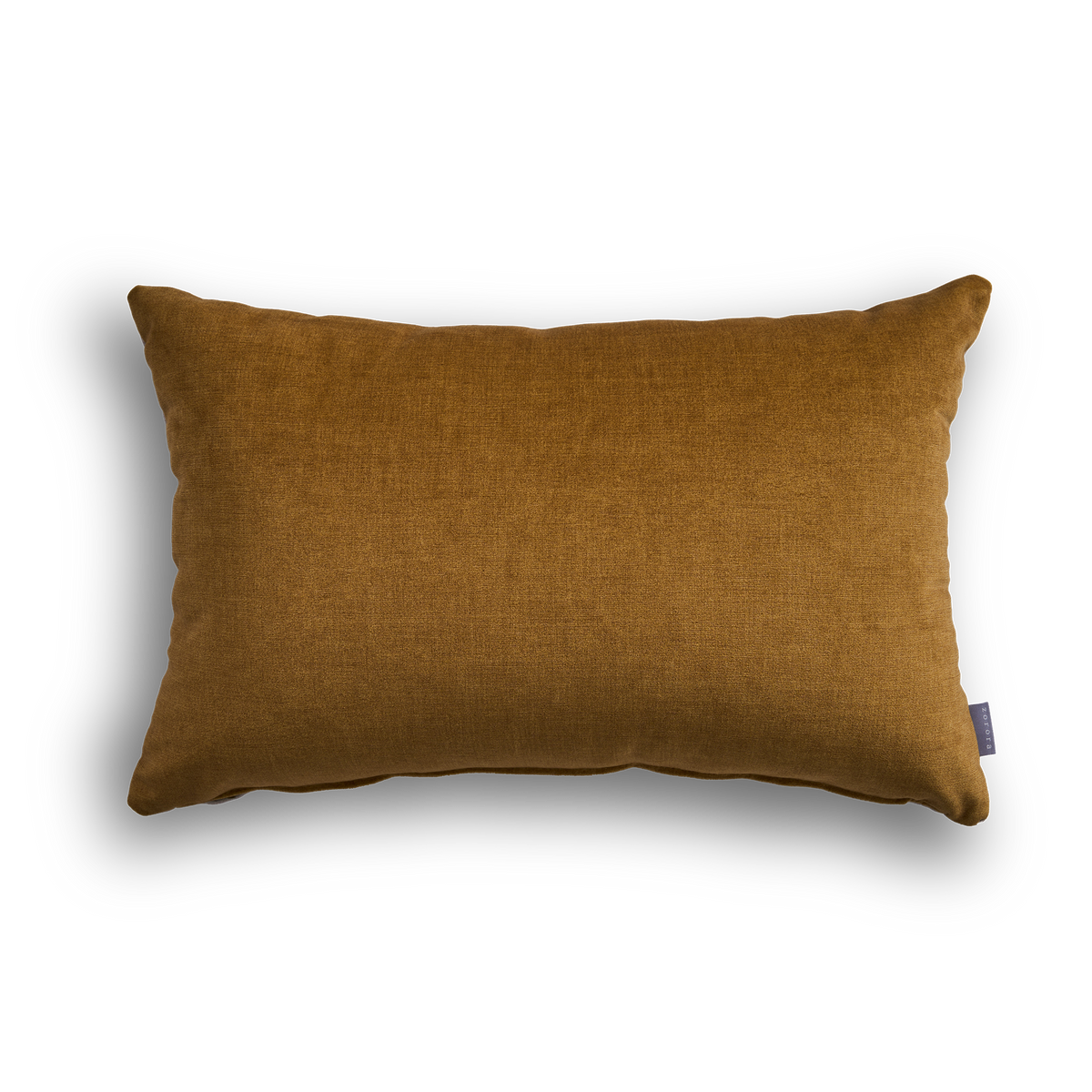 Two Tone Kidney Scatter Cushion - FibreGuard Deluxe Amber