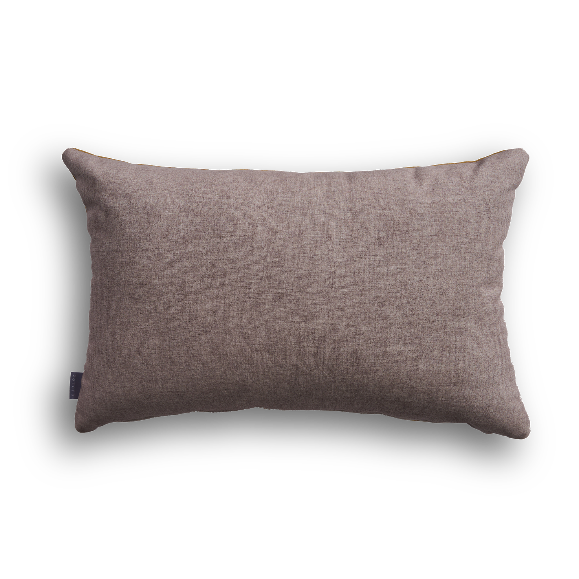 Two Tone Kidney Scatter Cushion - FibreGuard Deluxe Havanah *