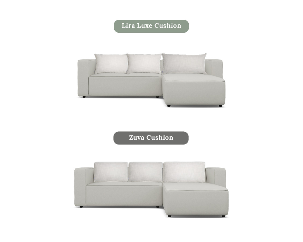 Back Cushions Zola L Shape Medium *