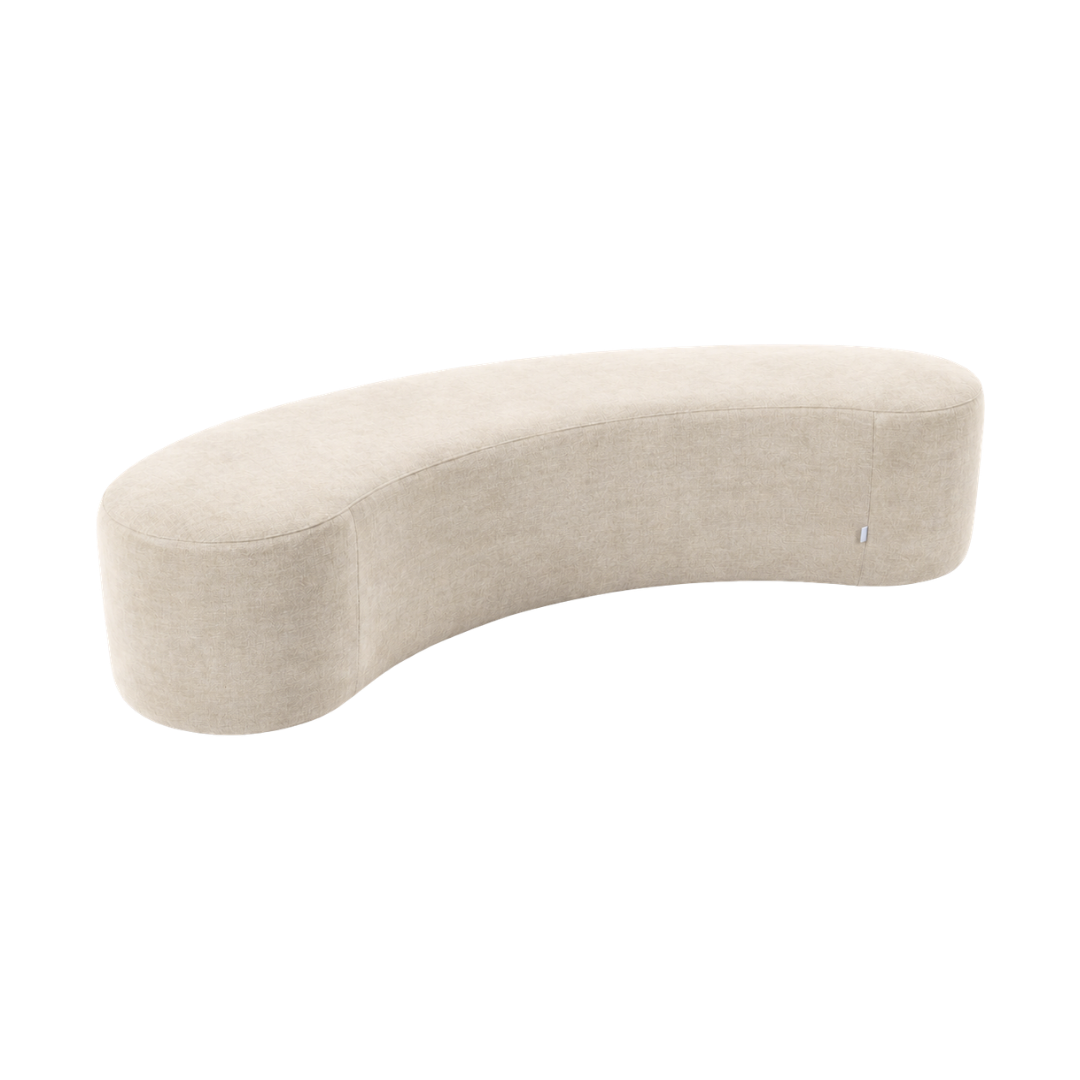 Lima Bean Ottoman Large