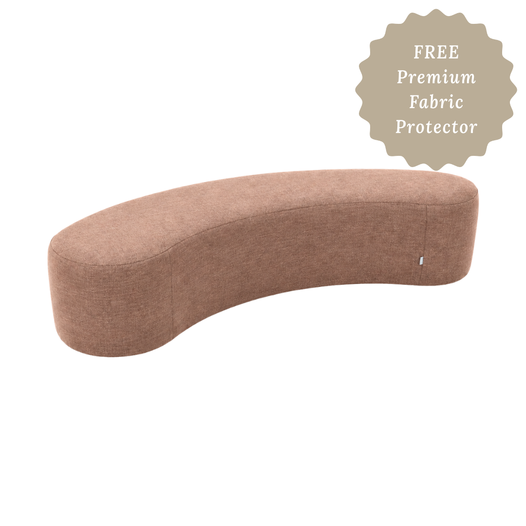 Lima Bean Ottoman Large