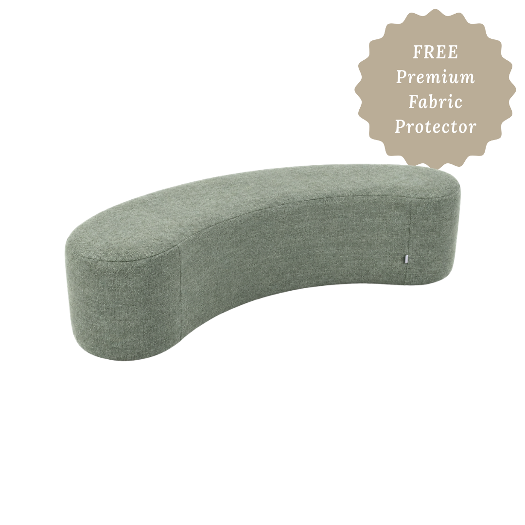 Lima Bean Ottoman Medium
