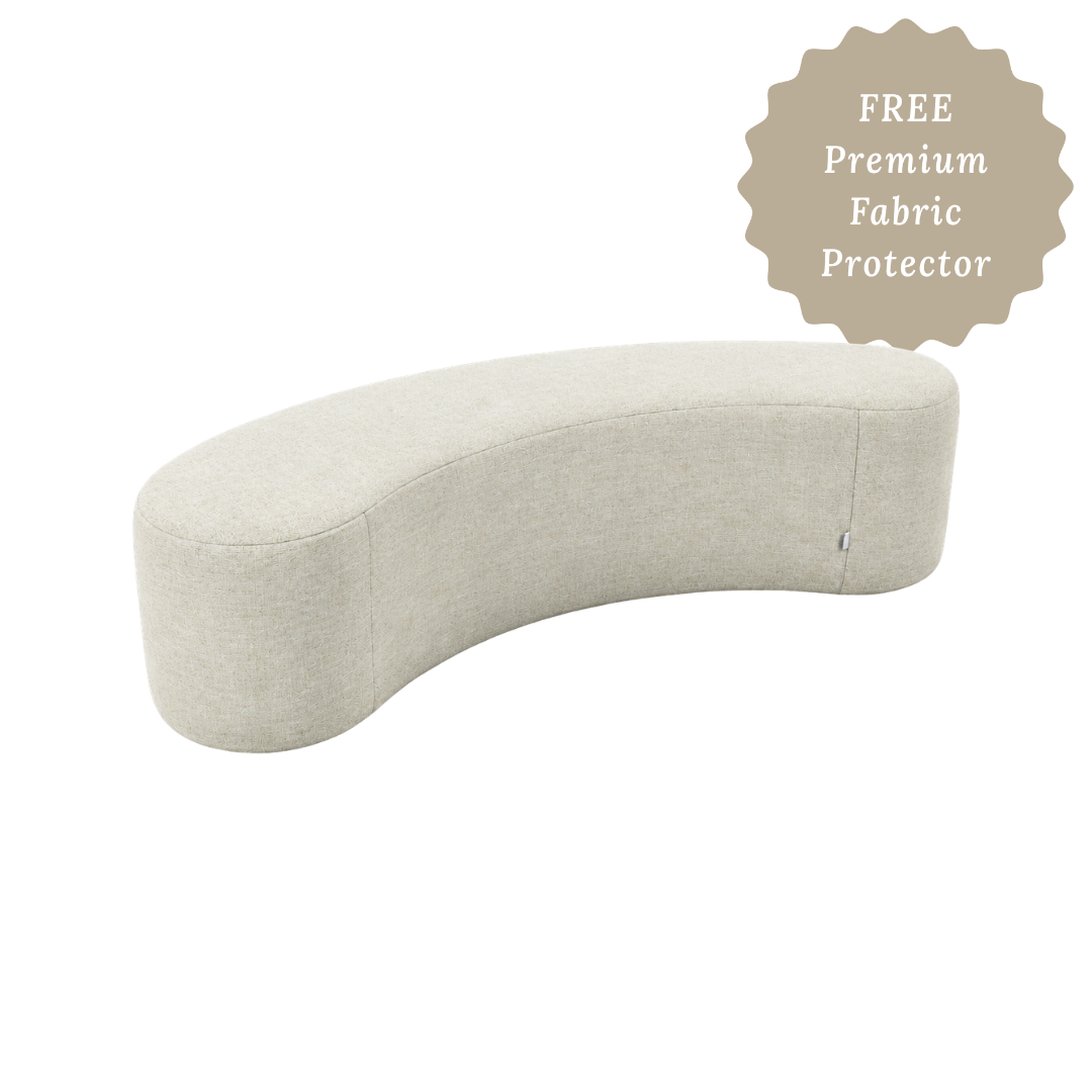 Lima Bean Ottoman Medium