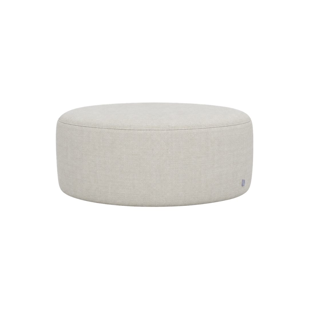 Lima Round Ottoman Large