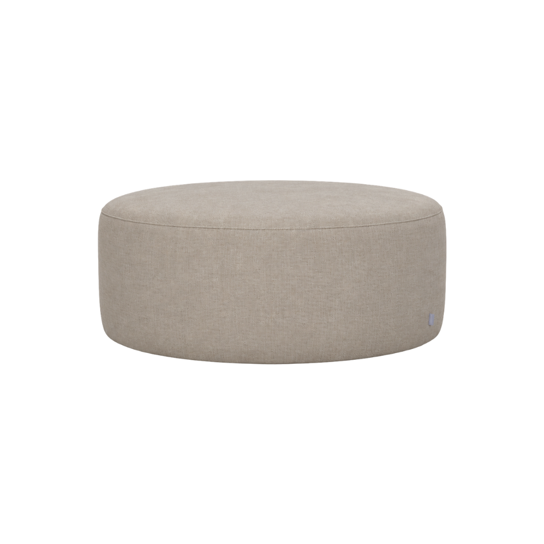 Lima Round Ottoman Large