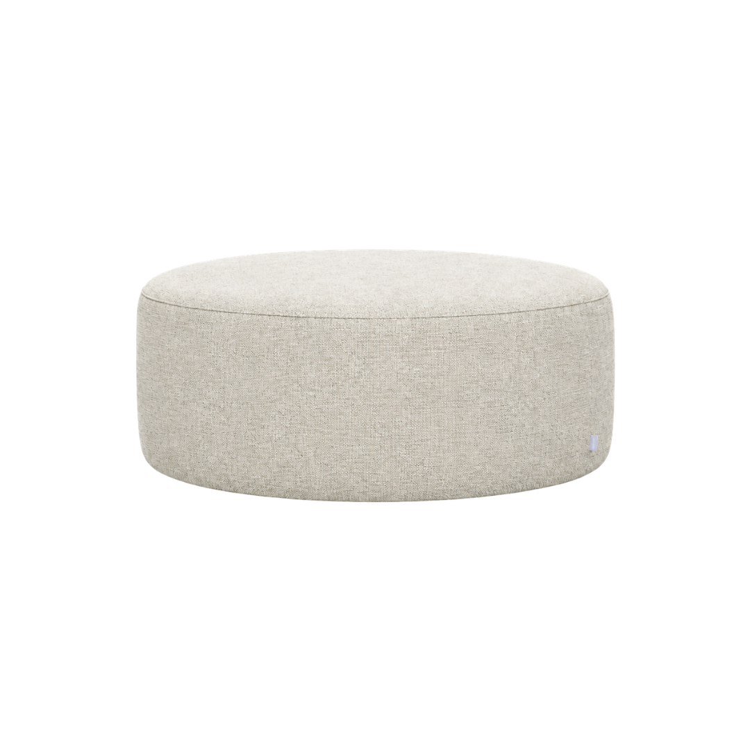 Lima Round Ottoman Large