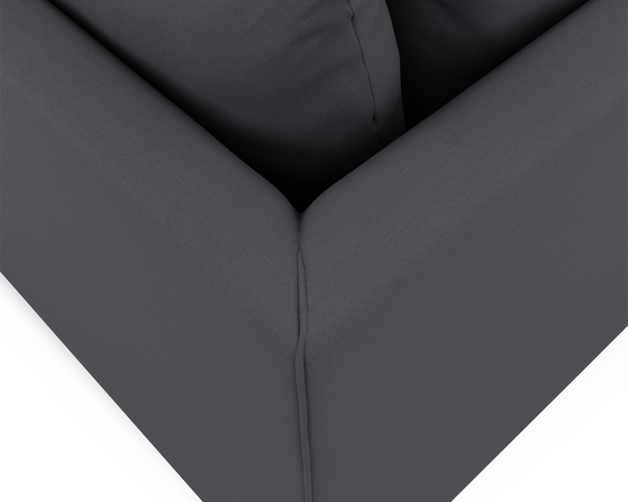 Lira Luxe L Shape Medium Left - FibreGuard Graphite (Express)