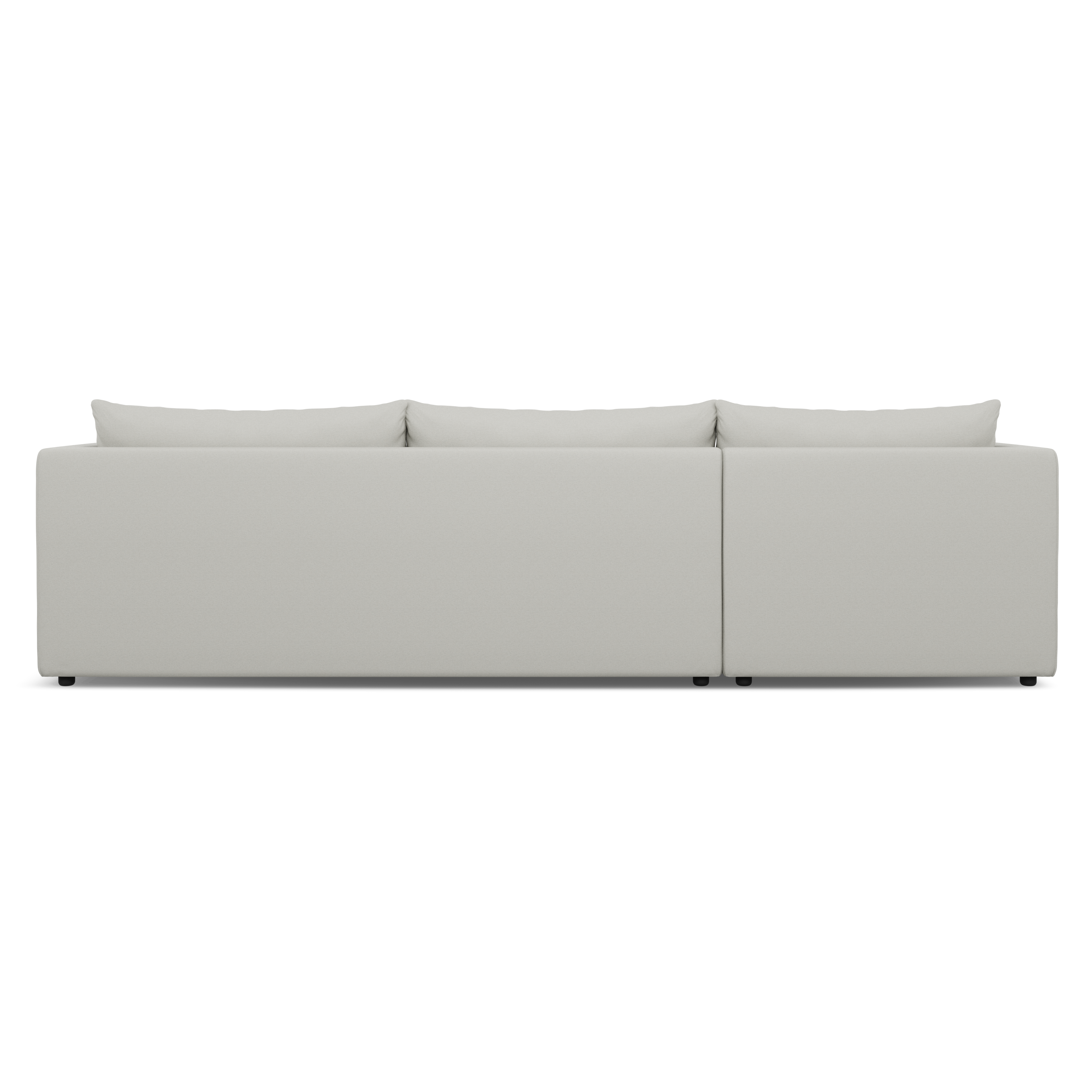 Lira Luxe L Shape Medium Left - FibreGuard Ivory (Express)