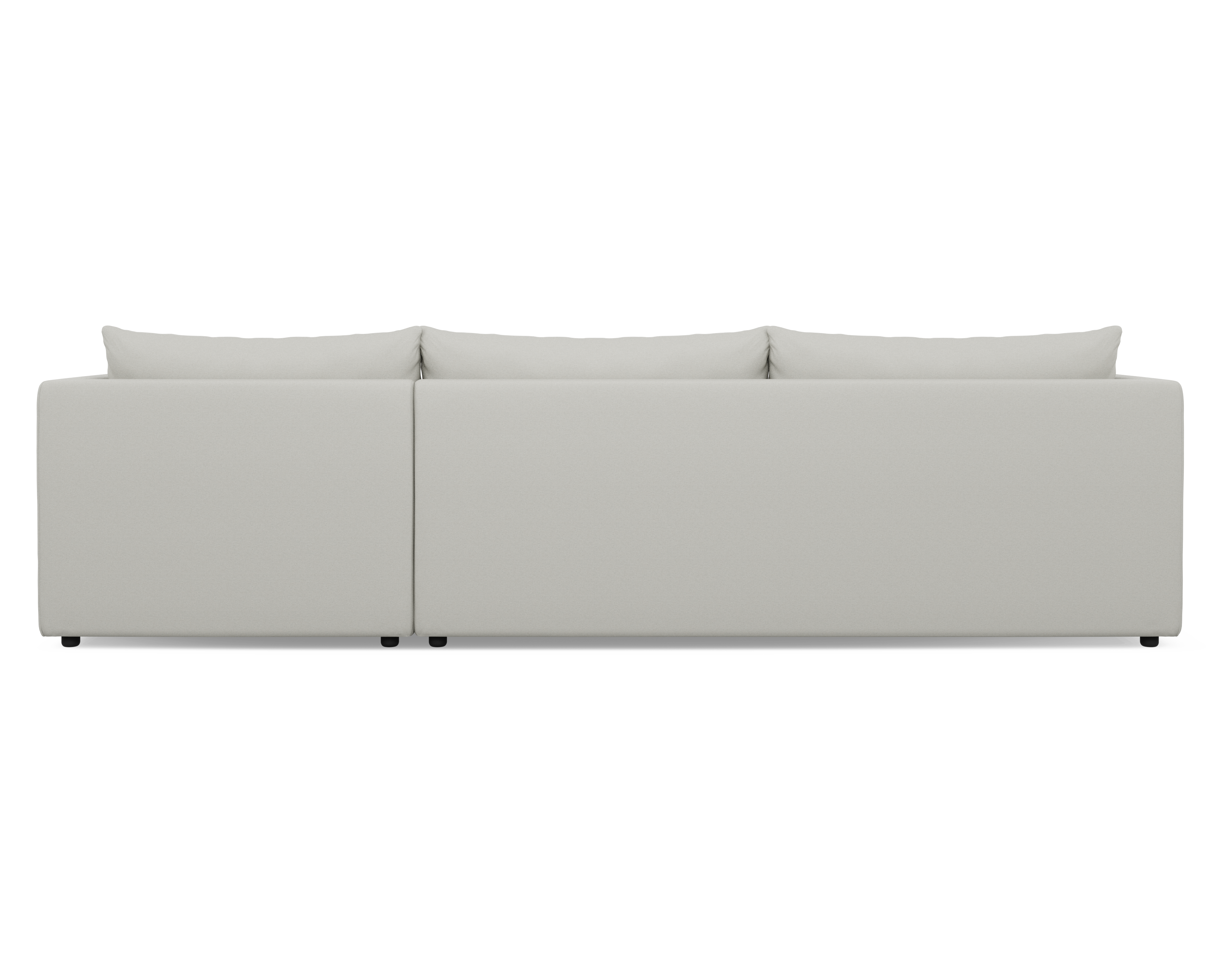 Lira Luxe L Shape Medium Right - FibreGuard Ivory (Express)