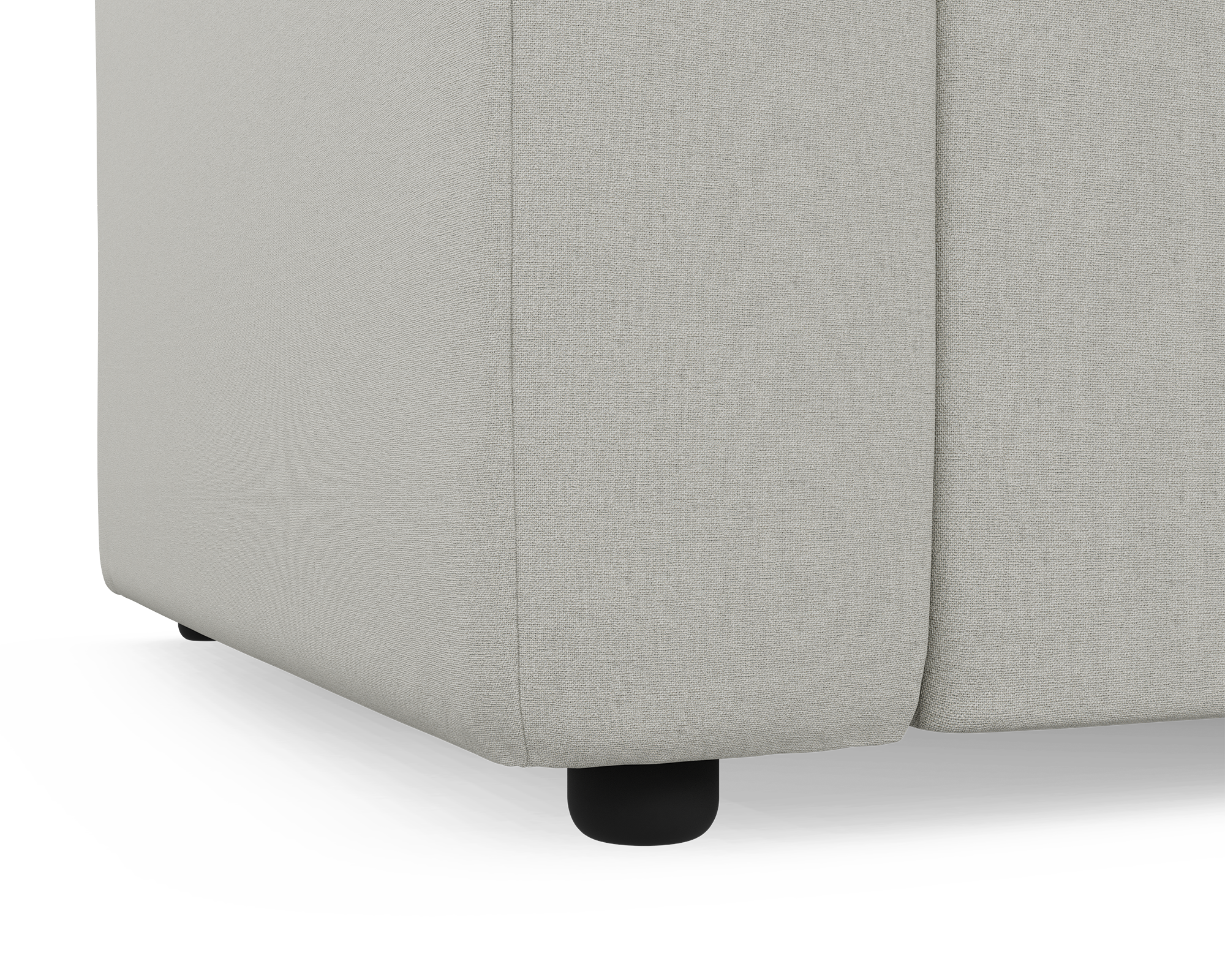 Lira Luxe L Shape Medium Right - FibreGuard Ivory (Express)