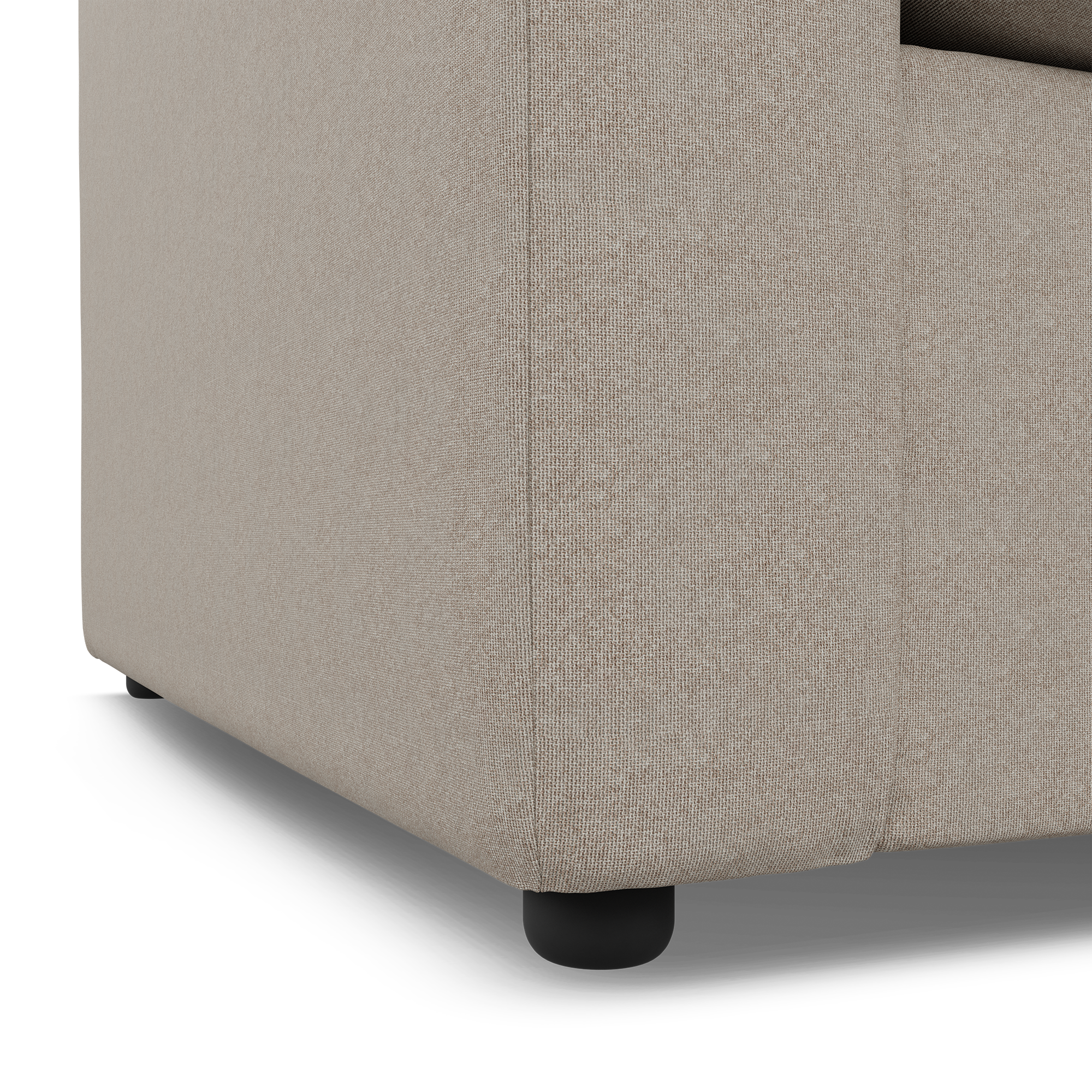 Lira Luxe Loveseat Textured Safari (Express)