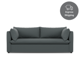 Lira Luxe 3 Seater - FibreGuard Cinder (Express)
