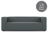 Zola 3 Seater - FibreGuard Cinder (Express)