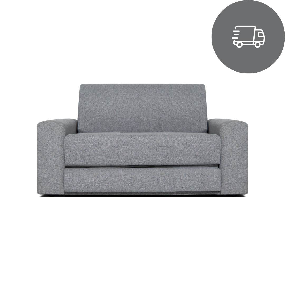 Zuva Sleeper Single - Textured Steel (Express)