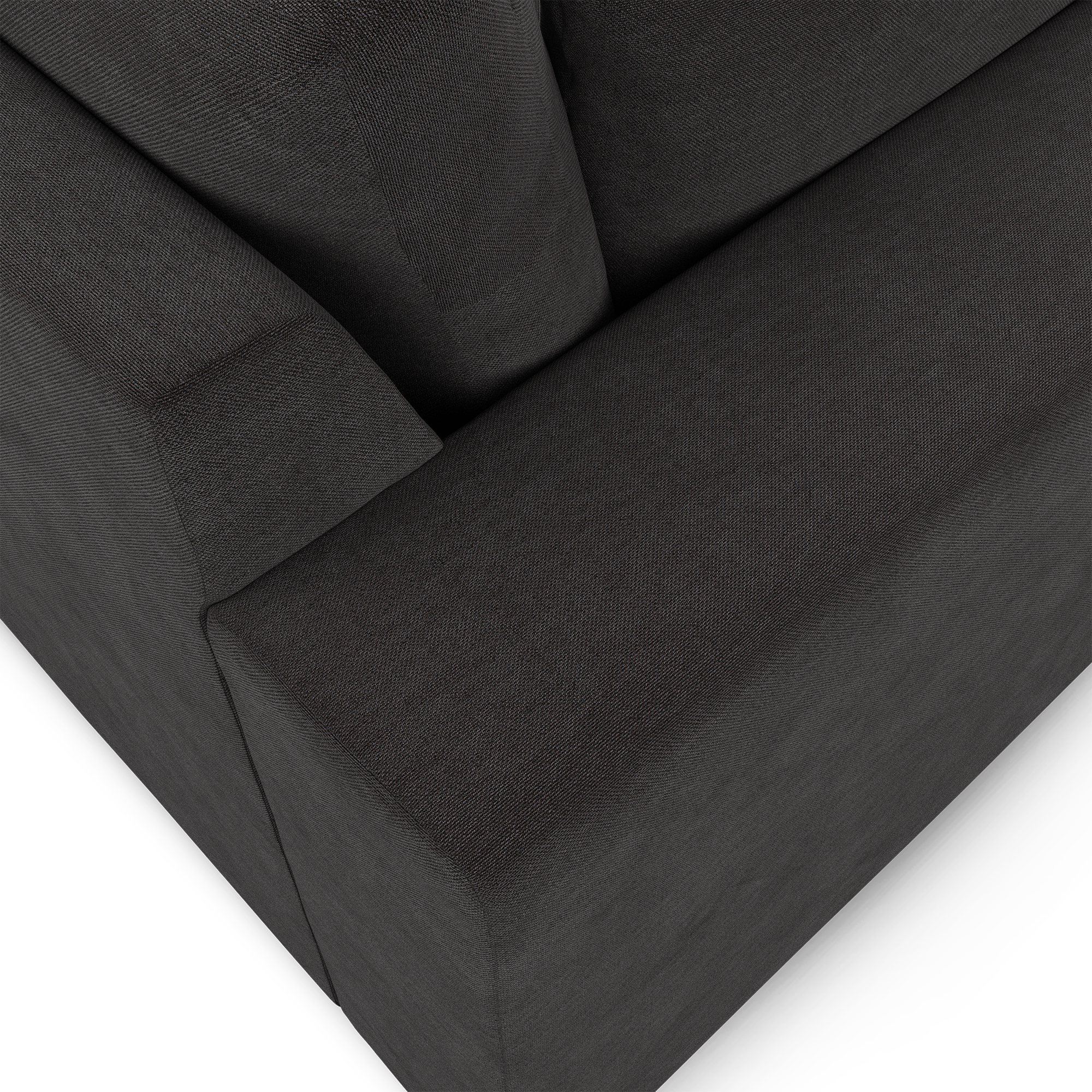 Zuva 3 Seater - Textured Pewter (Express)