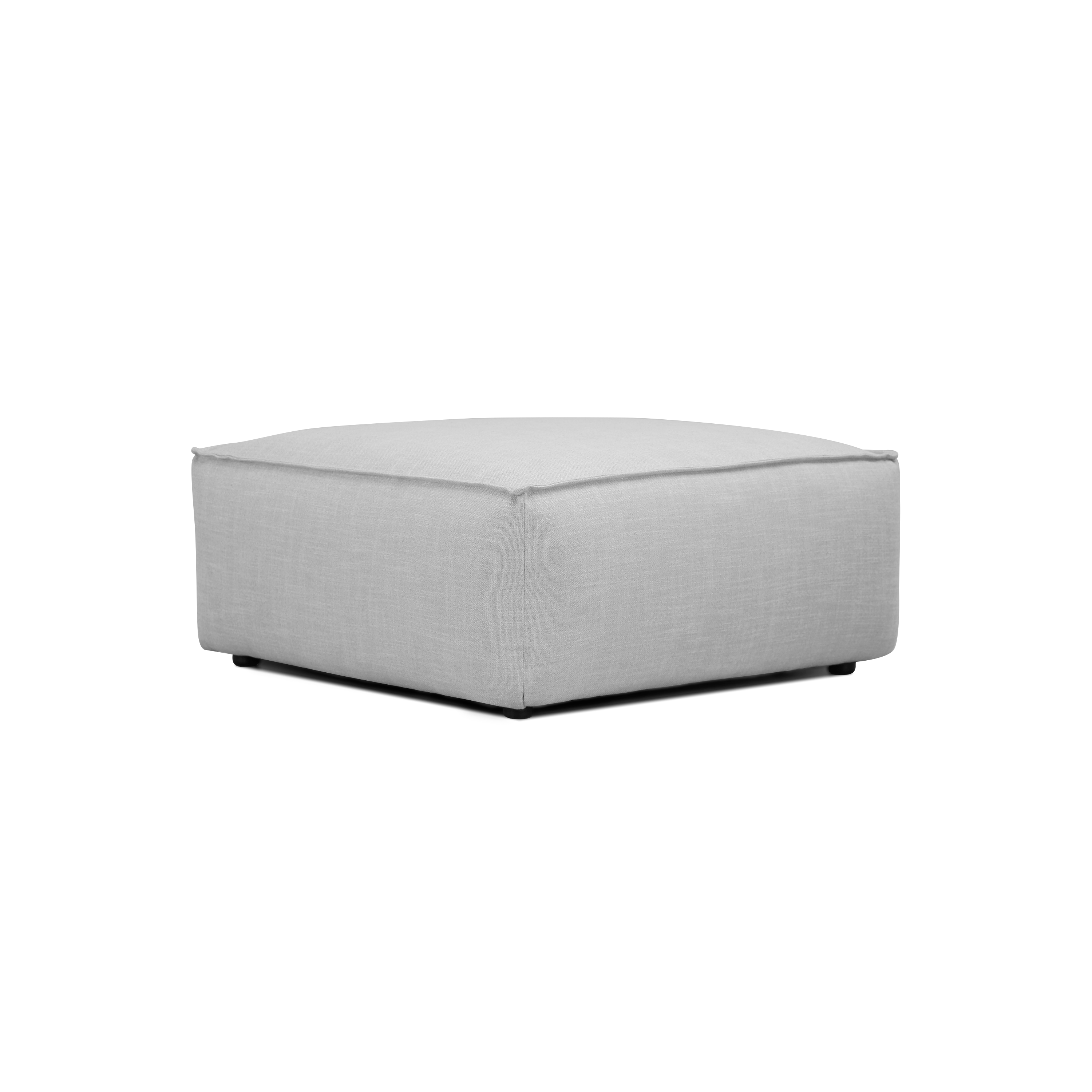 Zola Square Ottoman - FibreGuard Ivory (Stock)