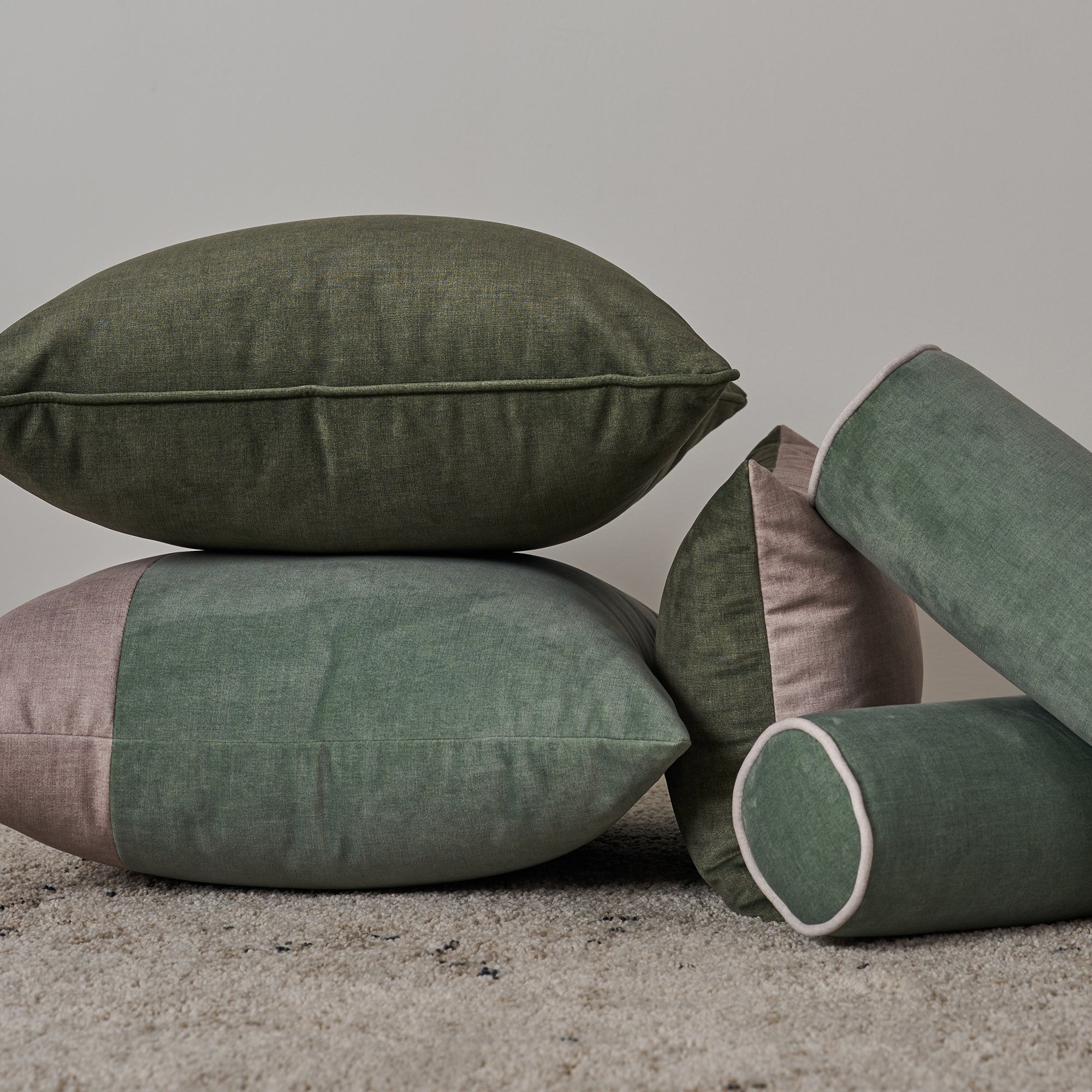 Bolster Cushion - FibreGuard Deluxe Sage *