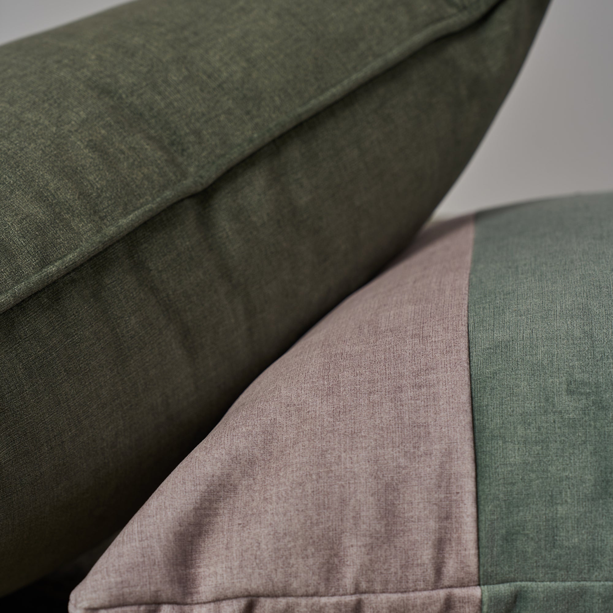 Colour Block Scatter Cushion - FibreGuard Deluxe Sage *