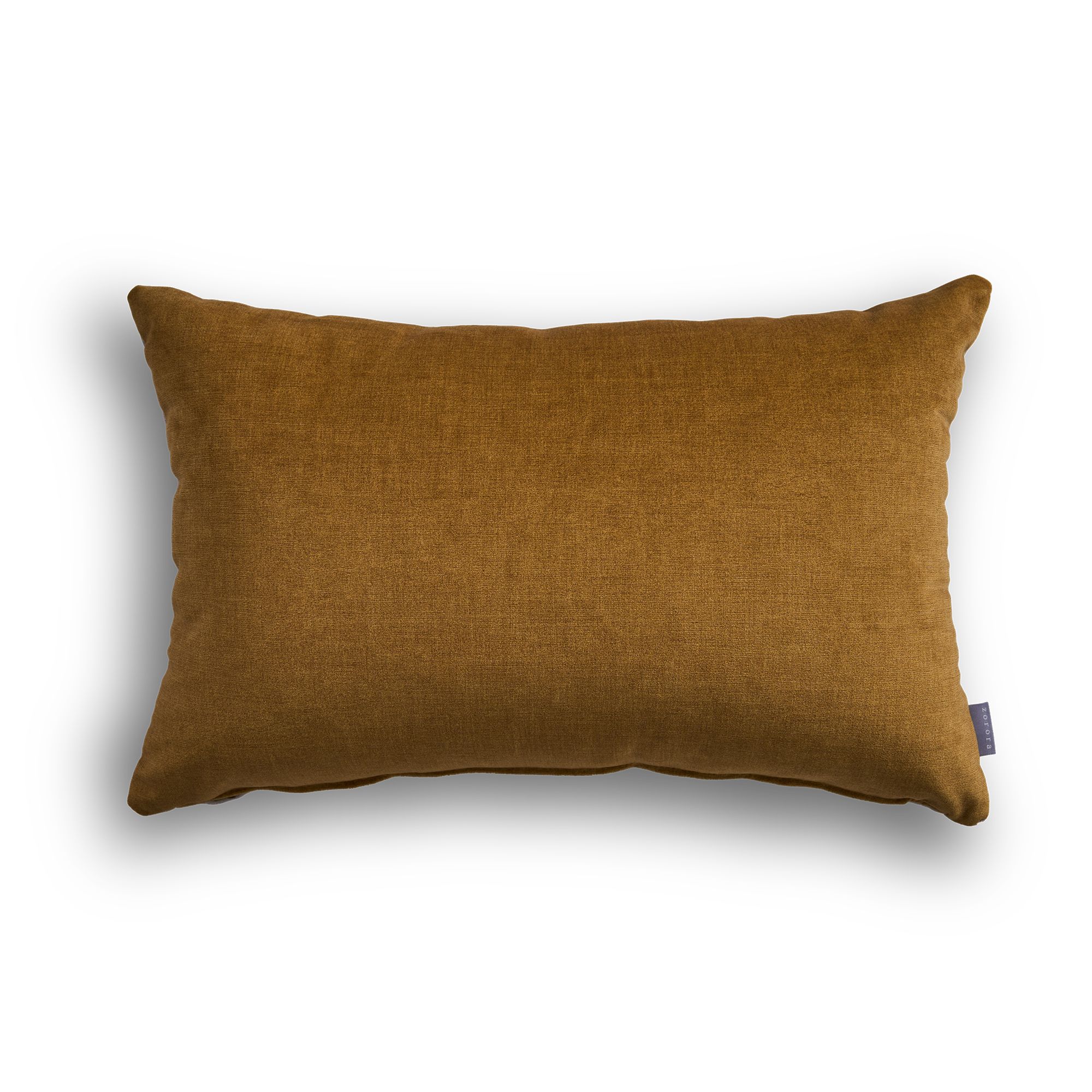 Two Tone Kidney Scatter Cushion - FibreGuard Deluxe Amber *