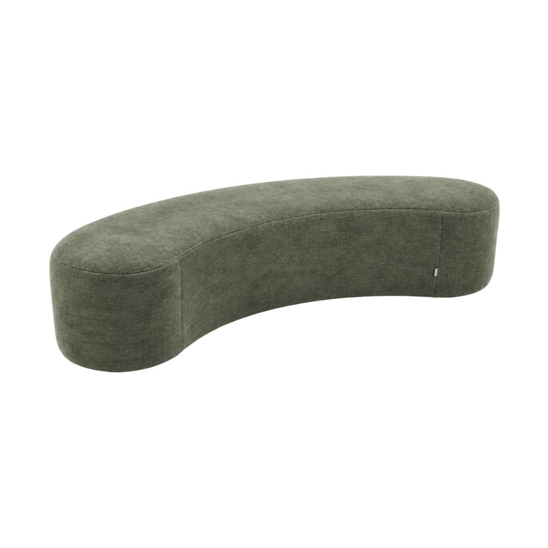 Lima Bean Ottoman Large