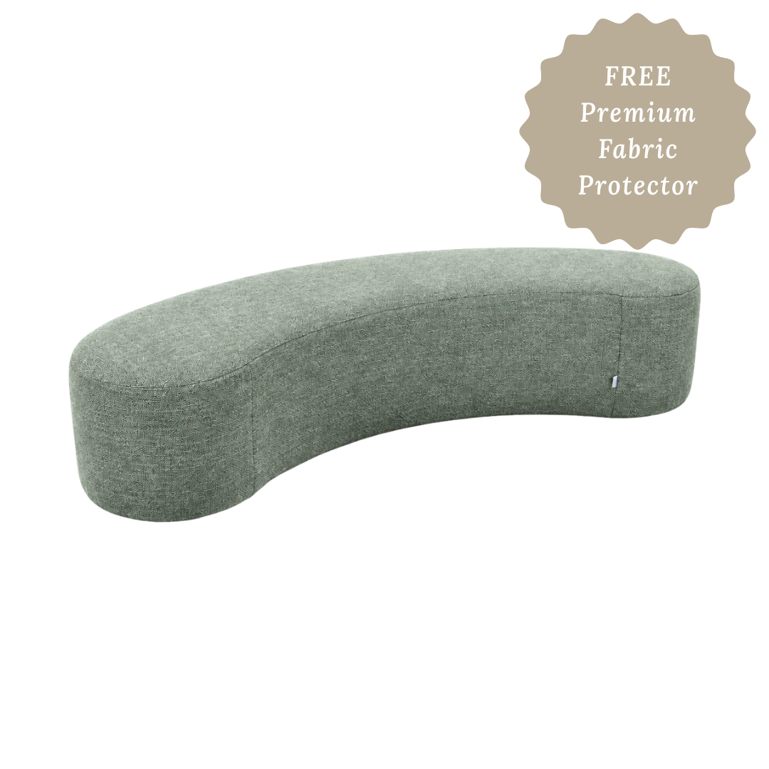 Lima Bean Ottoman Large
