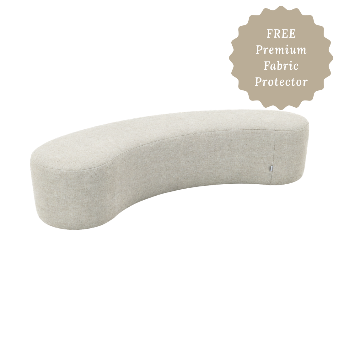 Lima Bean Ottoman Large