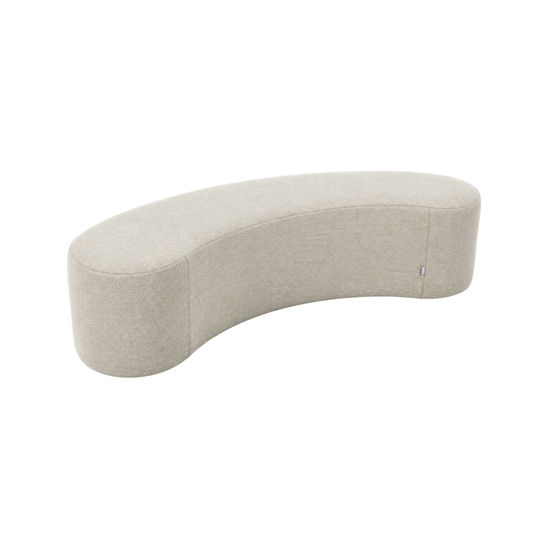 Lima Bean Ottoman Medium