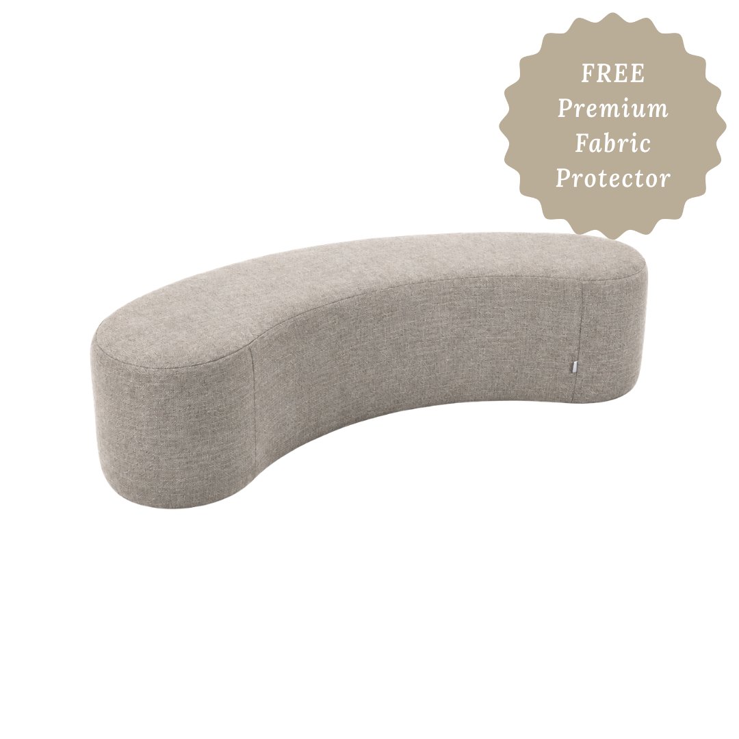Lima Bean Ottoman Medium