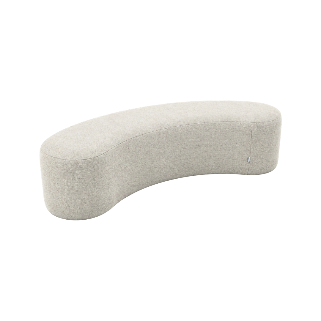 Lima Bean Ottoman Medium