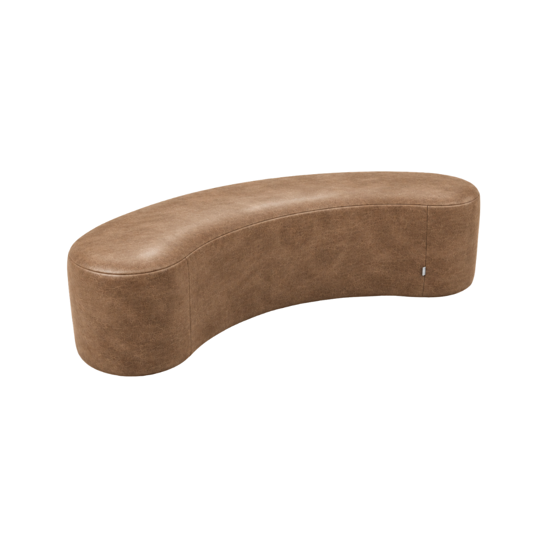 Lima Bean Ottoman Medium