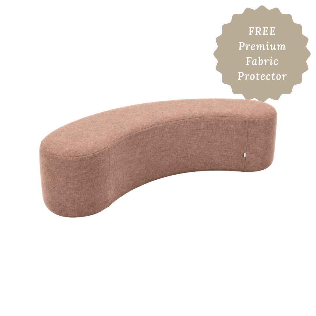Lima Bean Ottoman Medium
