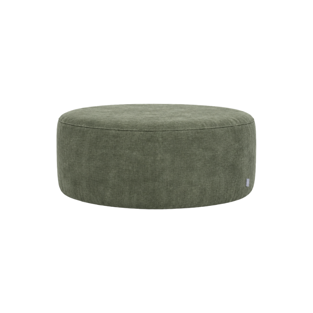 Lima Round Ottoman Large