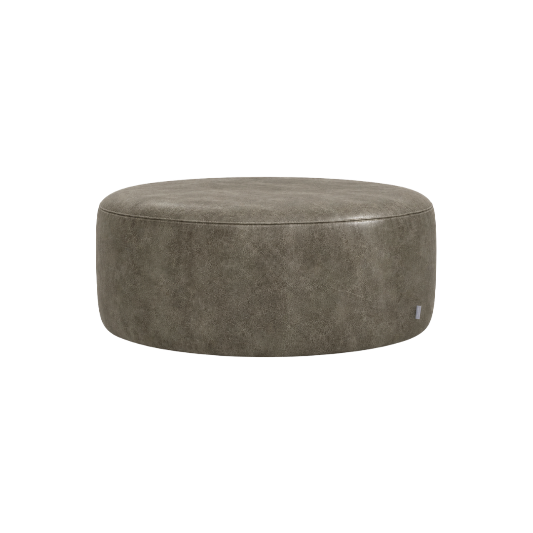 Lima Round Ottoman Large