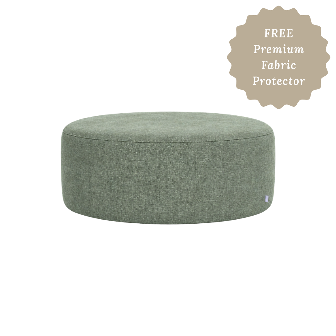 Lima Round Ottoman Large