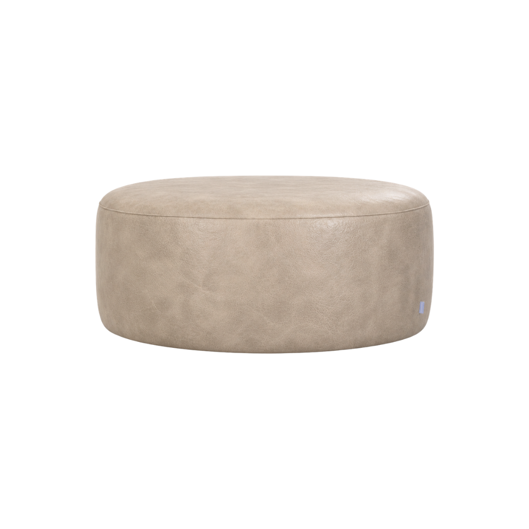 Lima Round Ottoman Large