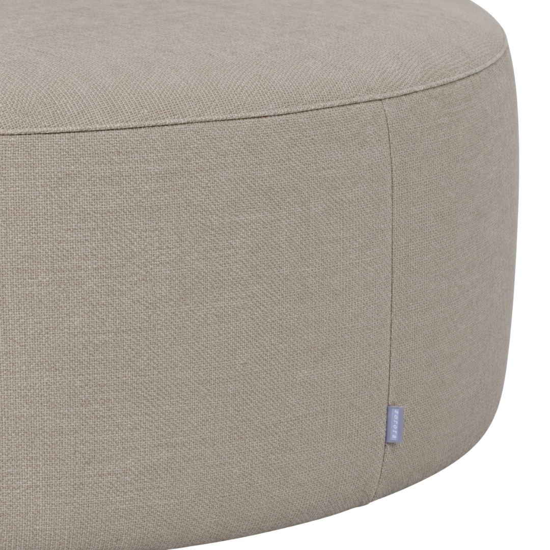Lima Round Ottoman Large