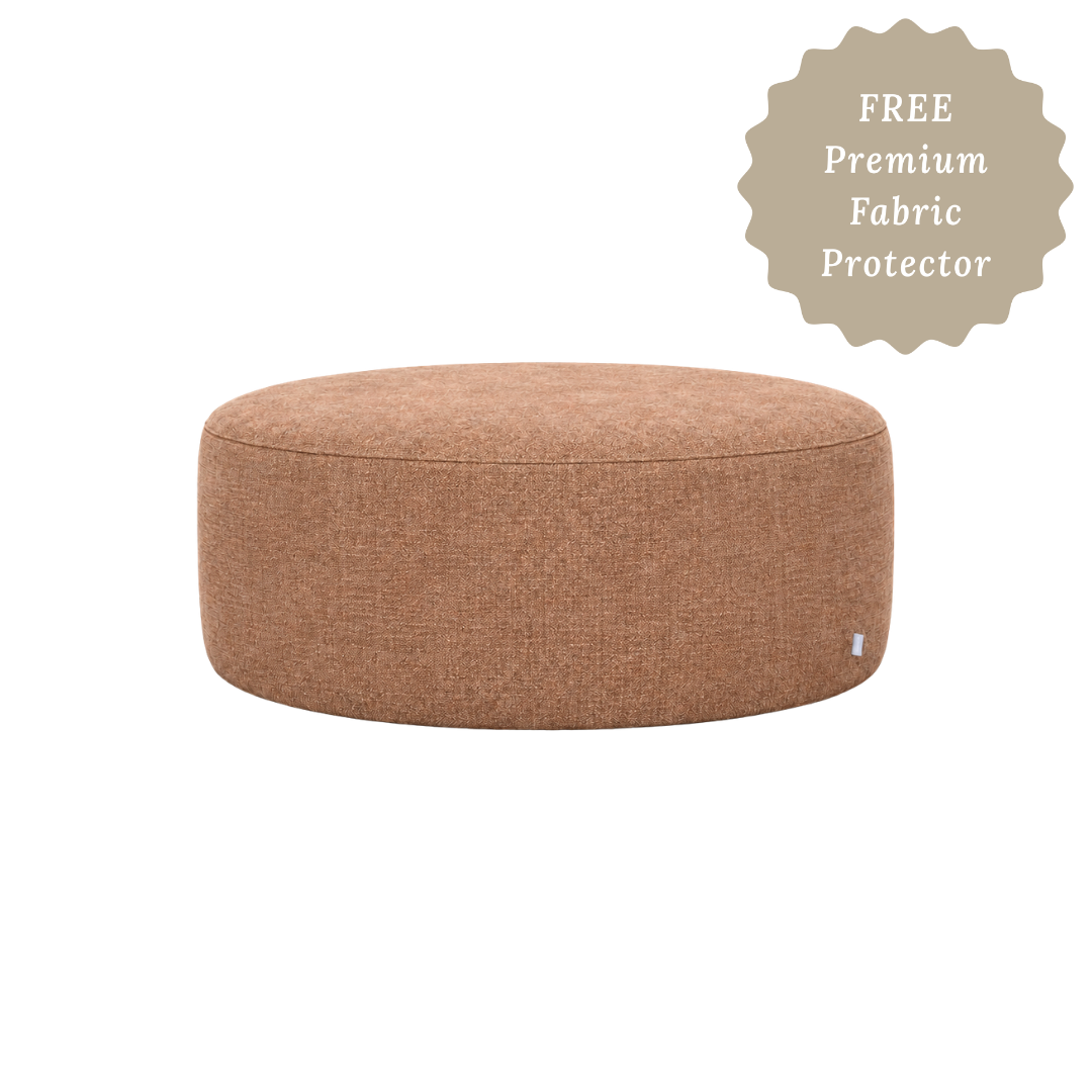 Lima Round Ottoman Large