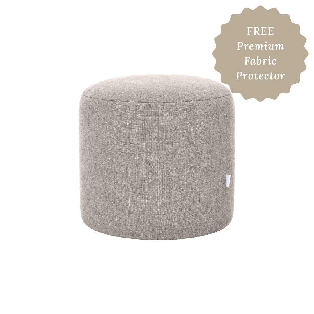 Lima Round Ottoman Small