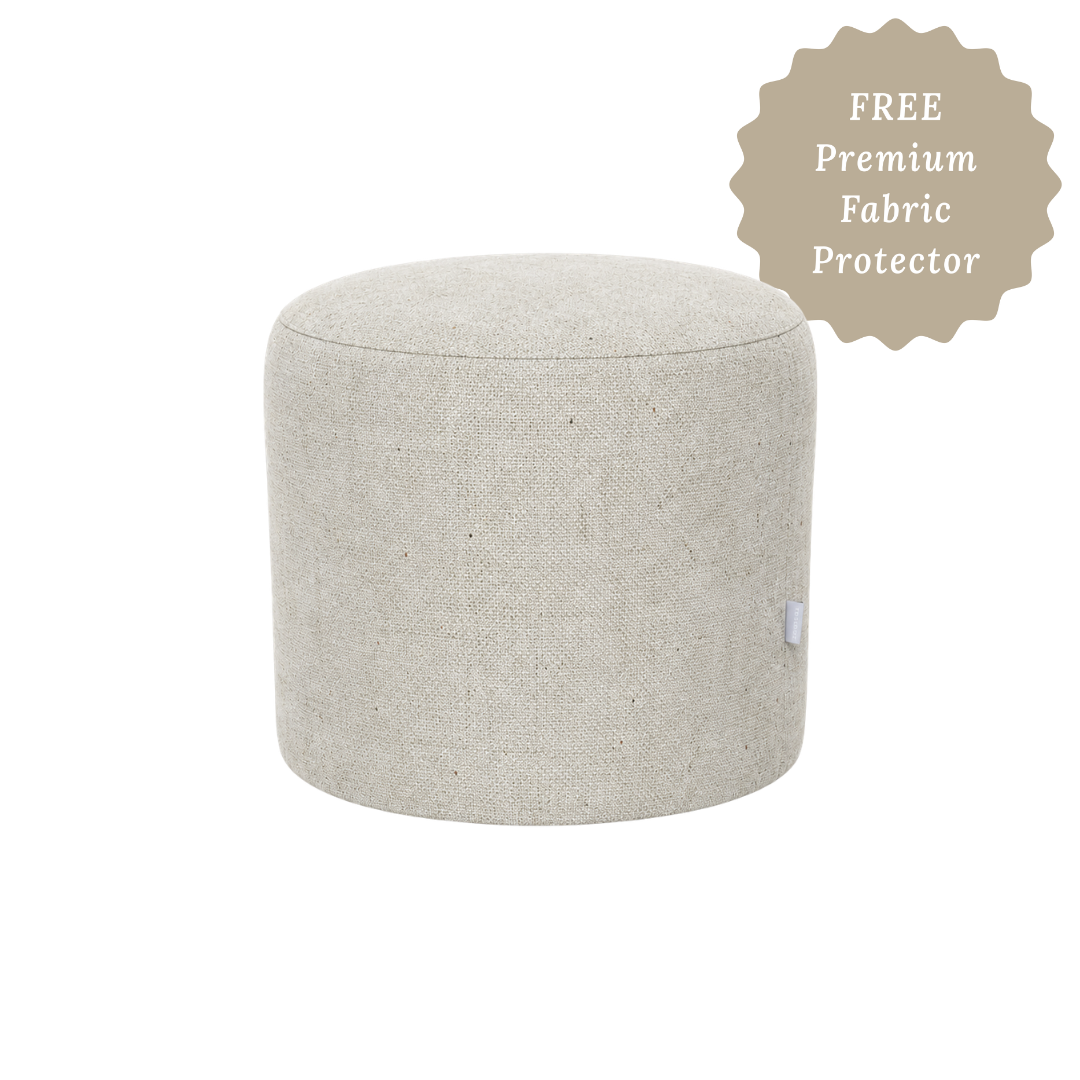 Lima Round Ottoman Small