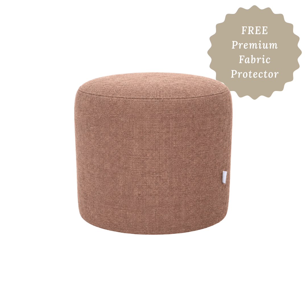 Lima Round Ottoman Small