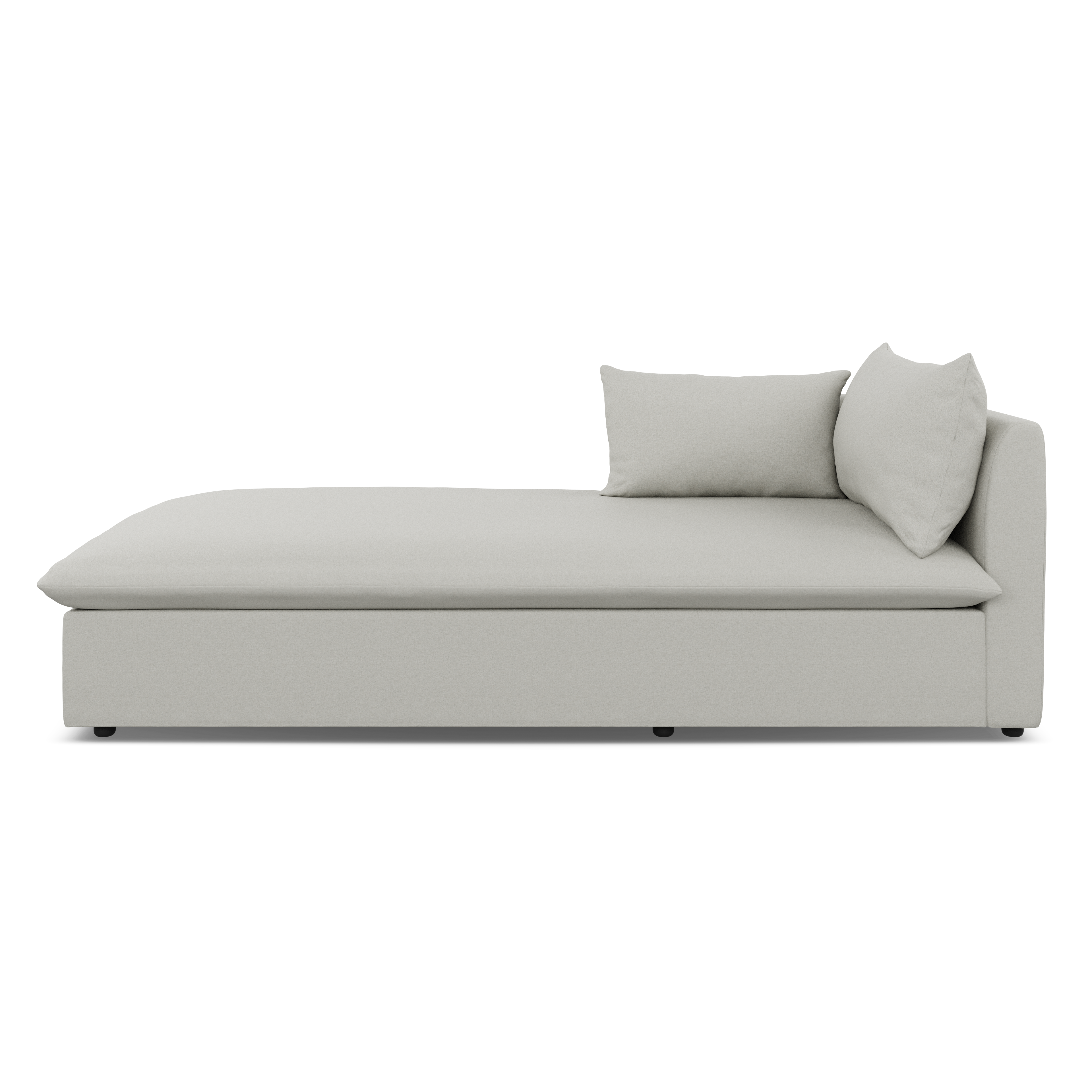Lira Luxe Daybed Left - FibreGuard Ivory (Stock)