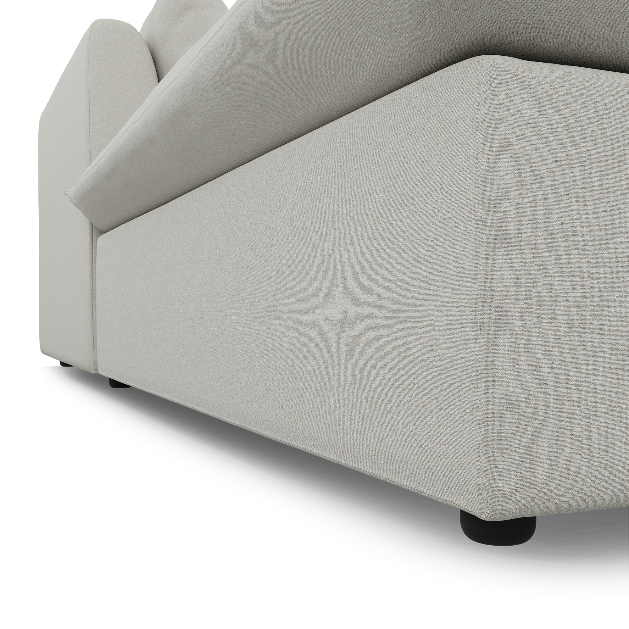 Lira Luxe L Shape Medium Left - FibreGuard Ivory (Express)