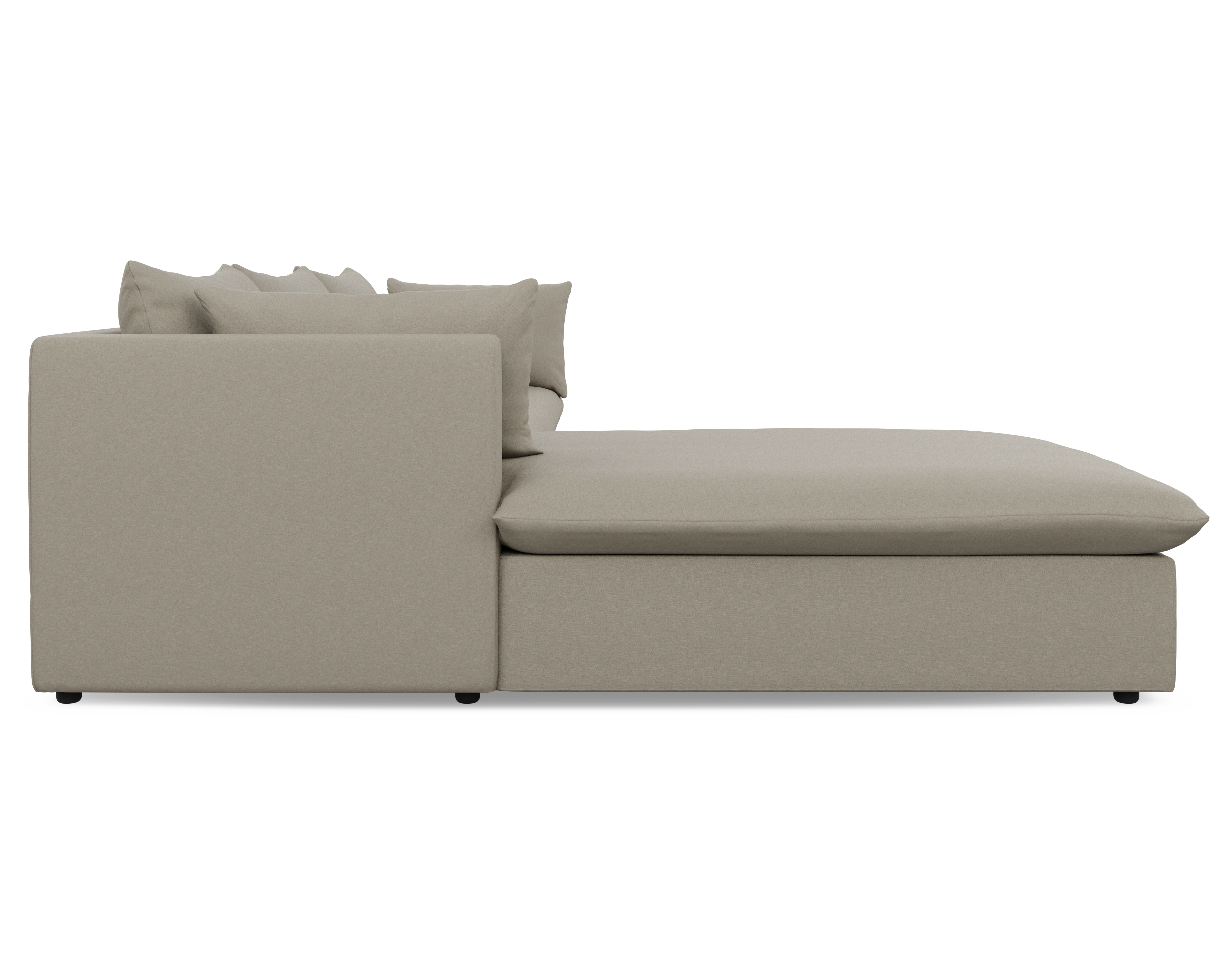 Lira Luxe L Shape Medium Left - FibreGuard Linen (Stock)